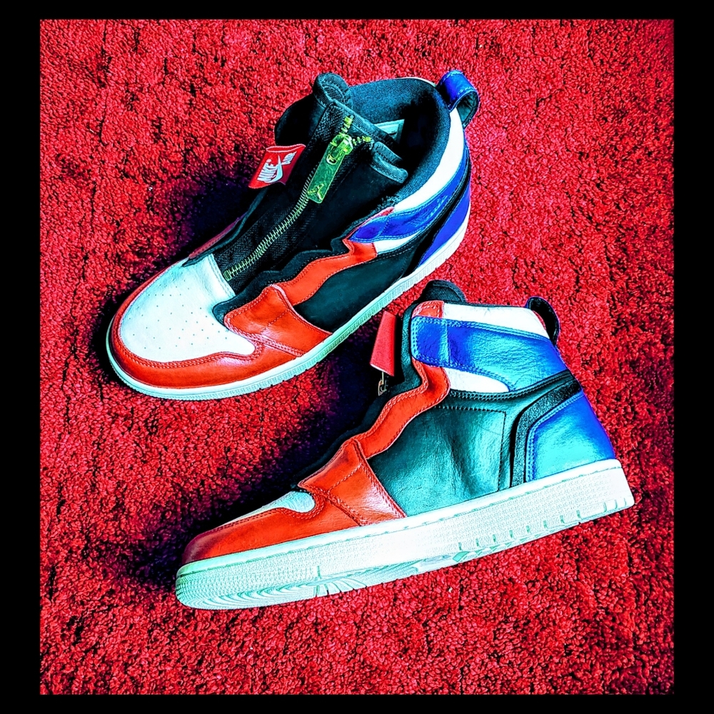 Women's Nike Air Jordan 1 Custom Sneakers Size 8 - Picture 12 of 12